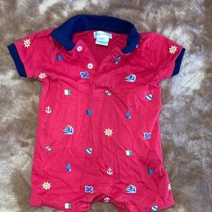 Ralph Lauren sailor baby romper size 9M baby clothes